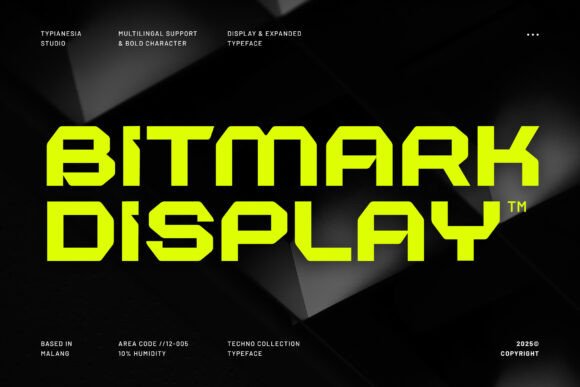 Bitmark Font for Bold Design