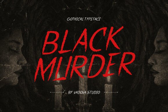 Black Murder Font for Bold Web Design