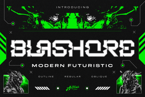 Blashore: A Bold Font for Modern Design