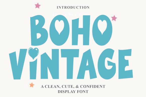 Boho Vintage Font for Creative Design