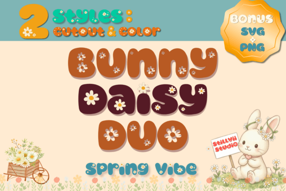 Bunny Daisy Duo Font for Web Design