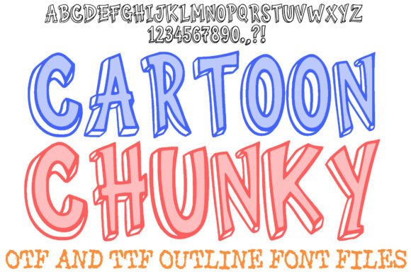 Cartoon Chunky Font for Bold Campaigns