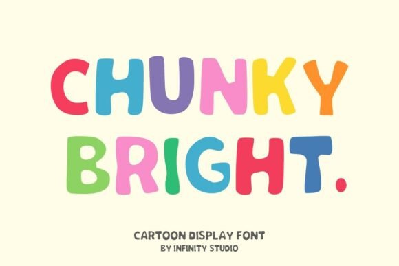 Chunky Bright Font for Web Design
