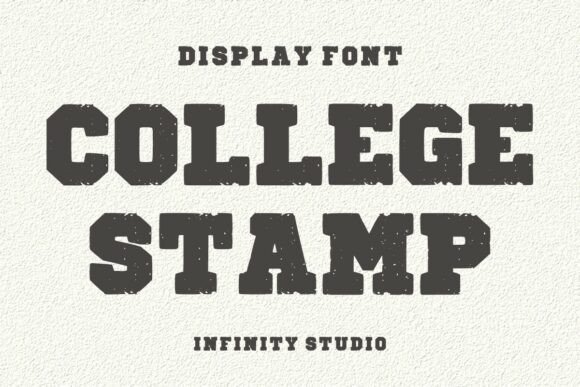College Stamp Font for Bold Web Design