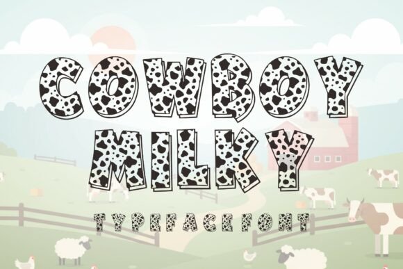Cowboy Milky Font for Creative Projects