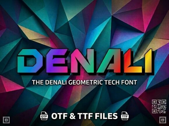 Denali Font: Bold Display Type