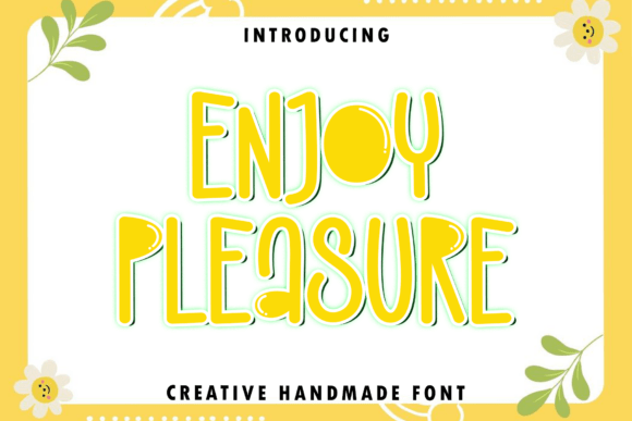 Enjoy Pleasure Font for Elegant Branding