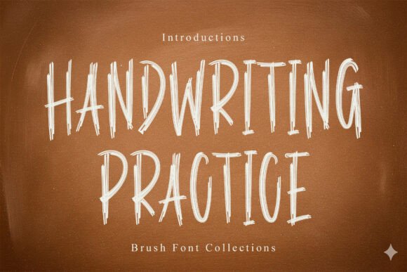 Handwriting Practice Font for Bold Branding