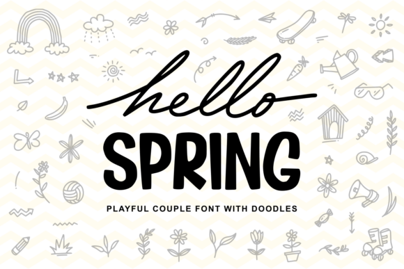 Hello Spring Trio Font