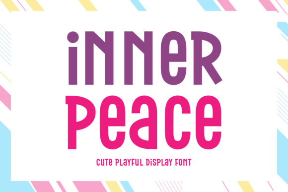 Inner Peace Font for Creative Campaigns