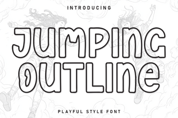 Jumping Outline Font Review