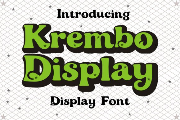 Krembo Display: A Font That Sparks Joy