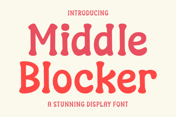 Middle Blocker Font for Business Branding