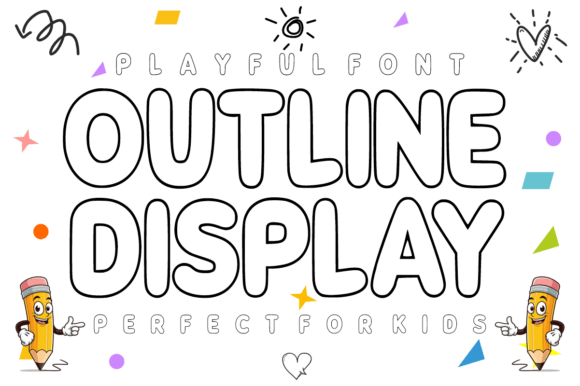 Outline Display Font for Bold Campaigns