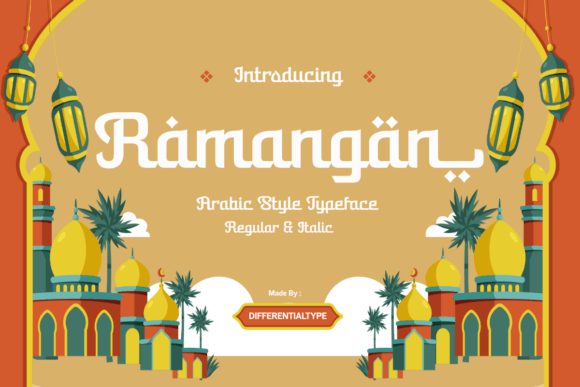 Ramangan Font for Business Branding