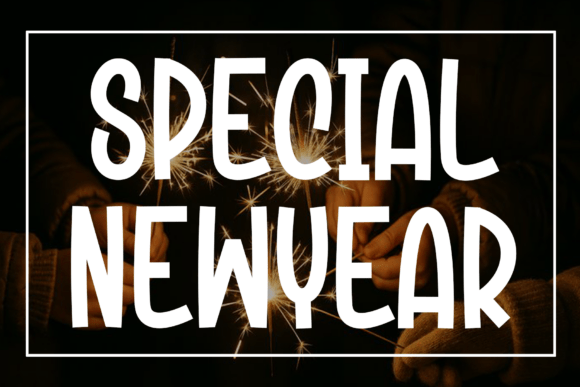 Special Newyear Font for Elegant Branding