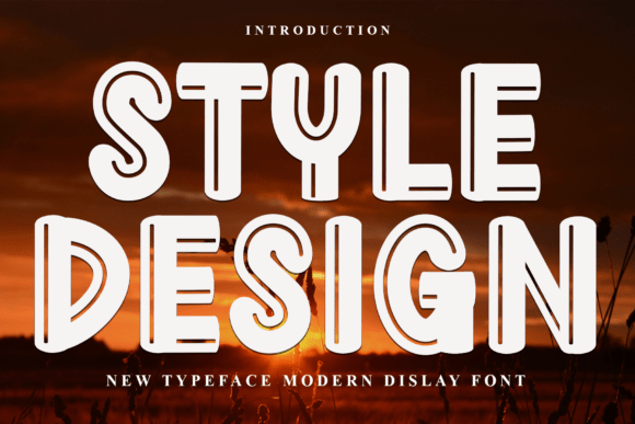 Style Design Font for Creative Projects
