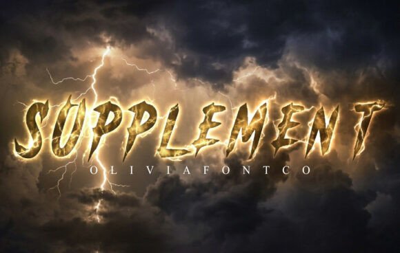 Supplement Font for Bold Design