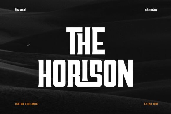 The Horison Font for Bold Editorial Design