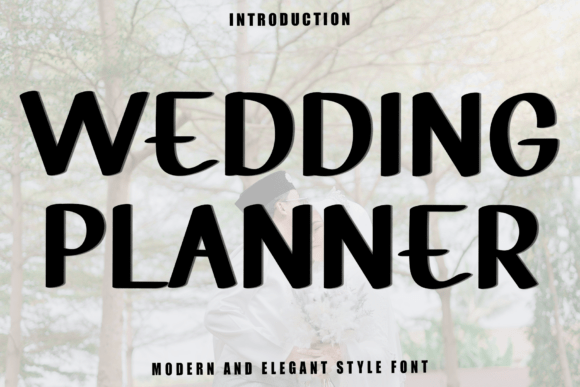 Wedding Planer Font for Creative Projects